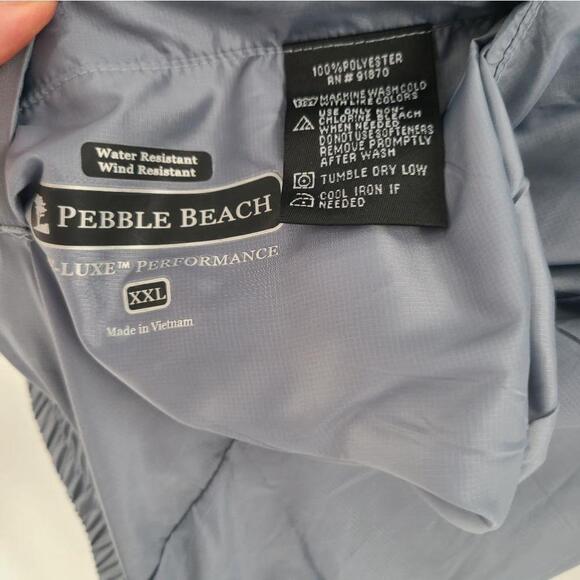Men's Pebble Beach Gray Reversible Vest Size XXL - Picture 4 of 8